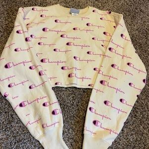 Champion crop sweatshirt